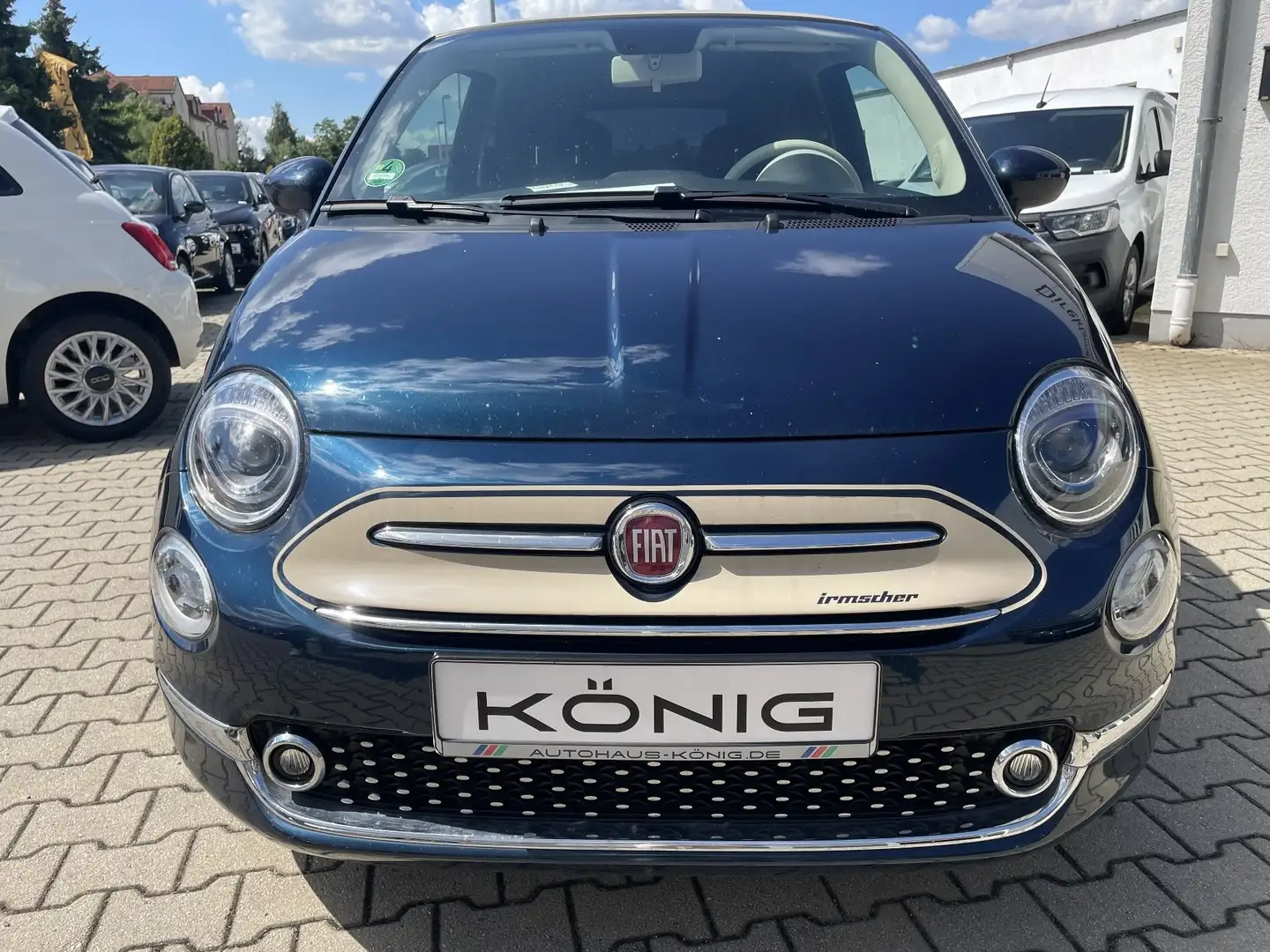 Fiat 500C Cabrio Irmscher Carplay*Klima*Leichtmetall Blau - 2