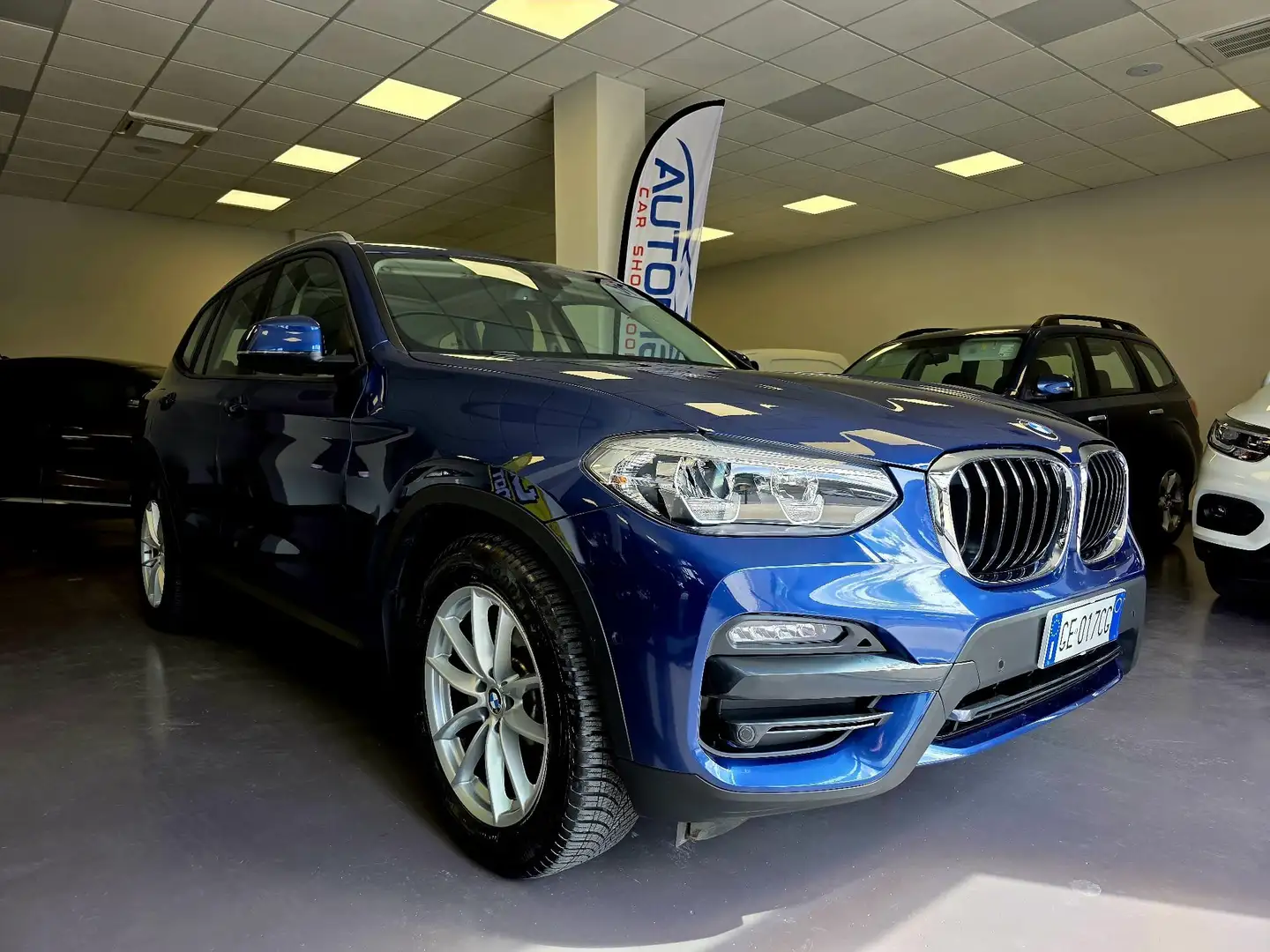 BMW X3 X3 G01 2017 sdrive18d mhev 48V Business Advantage Bleu - 2