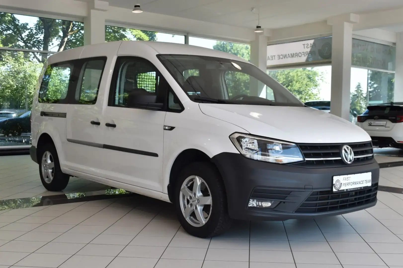 Volkswagen Caddy Maxi 2.0 TDI~DSG~lang~Trennwand~Doppel-ST Weiß - 2