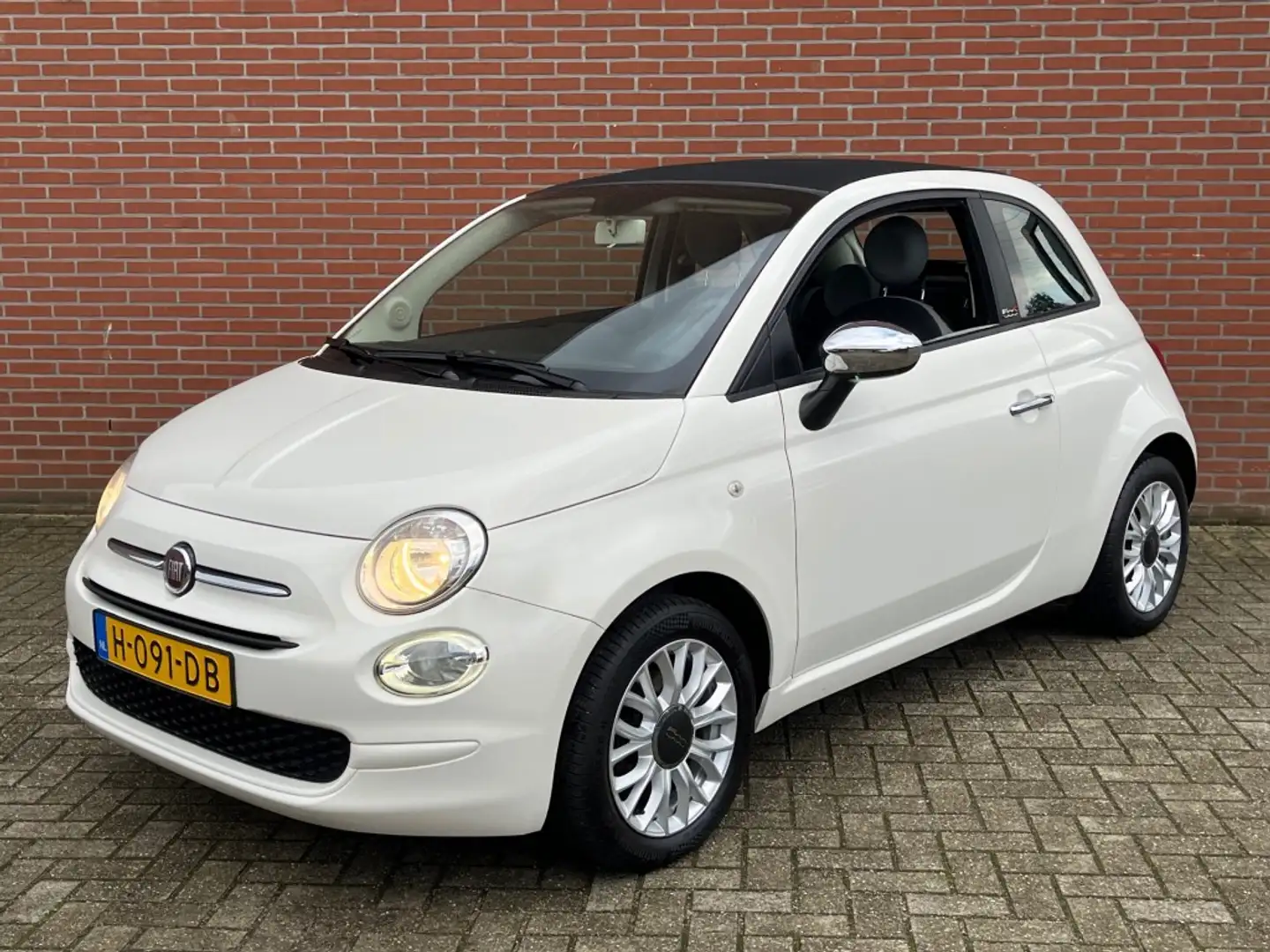 Fiat 500C 0.9 TwinAir T / 1E EIGENAAR / NAVI AIRCO CRUISE BL Blanc - 2