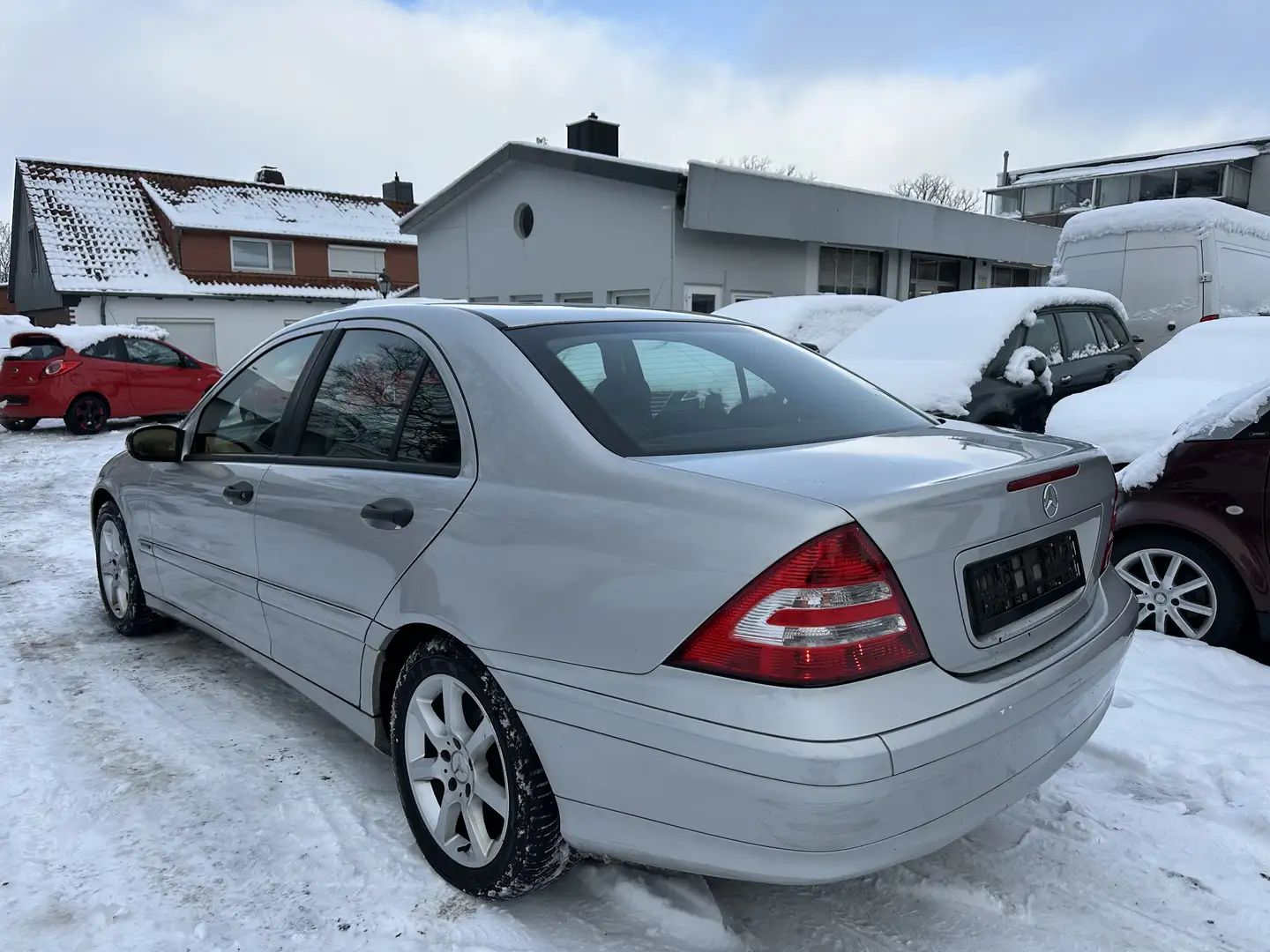 Mercedes-Benz C 180 Kompressor*Automatik*AHK*TÜV Neu Grau - 2
