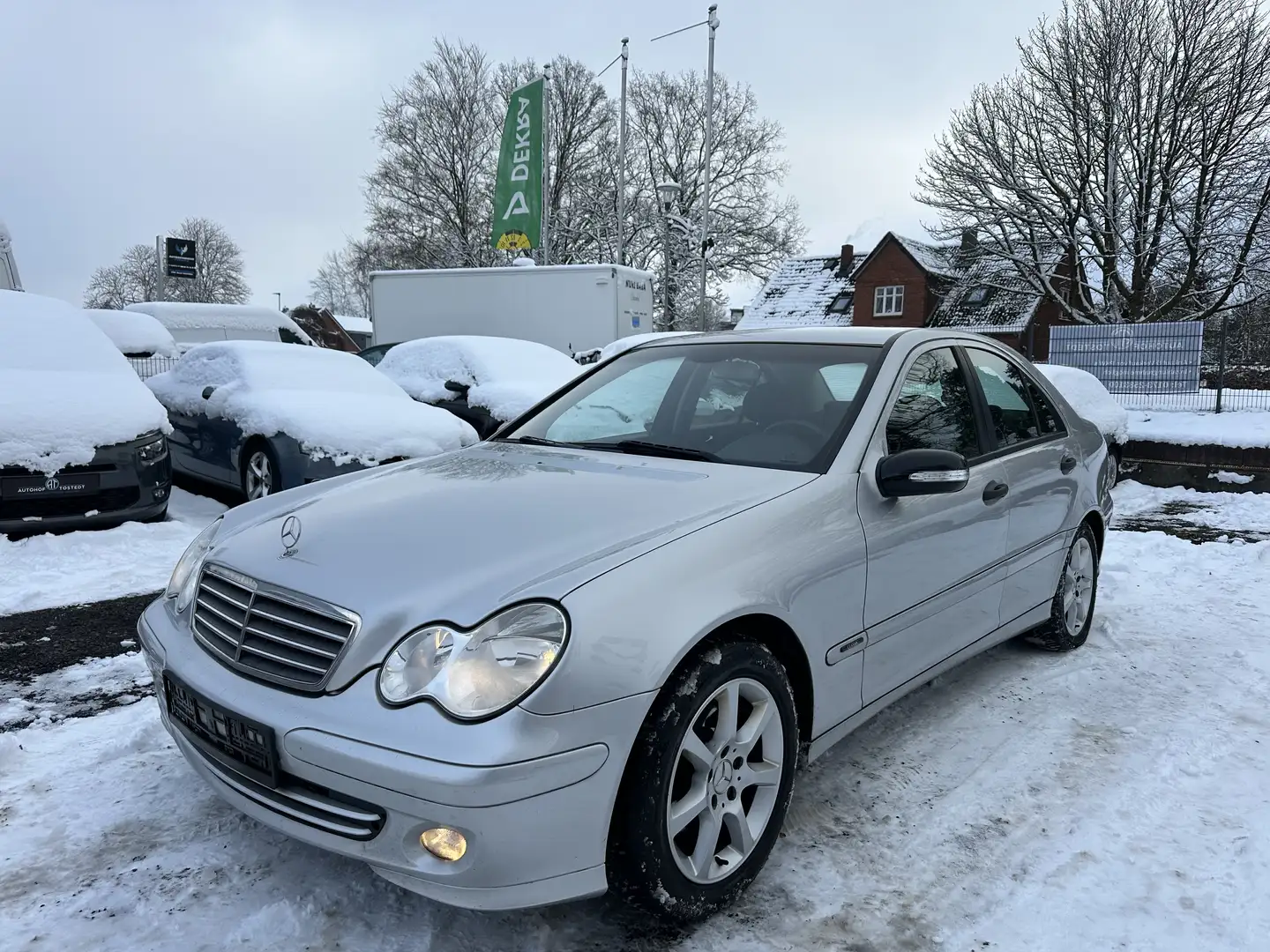 Mercedes-Benz C 180 Kompressor*Automatik*AHK*TÜV Neu Grau - 1