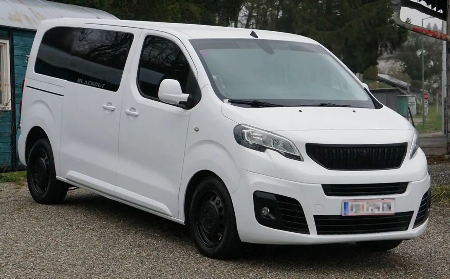 Peugeot Expert KW 120 L2H1 mit Ausbau+Bett+Navi+Kamera Weiß - 1