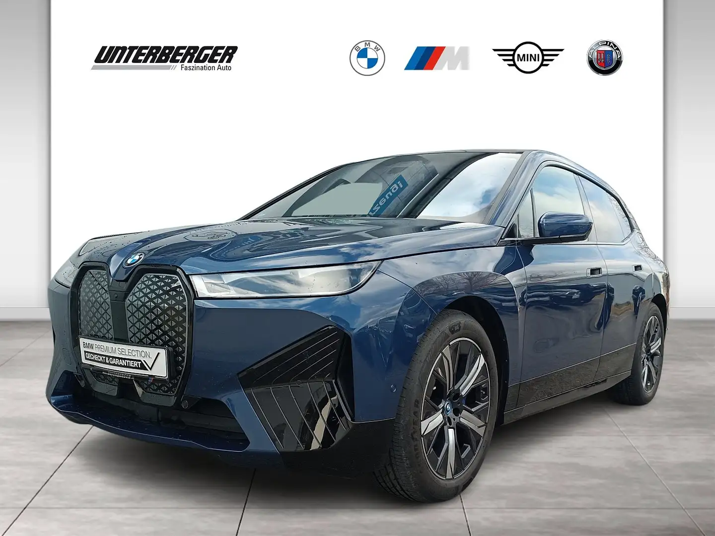 BMW iX xDrive40 Sportpaket HUD Pano Sitzbelüftung Soft-Cl Bleu - 1
