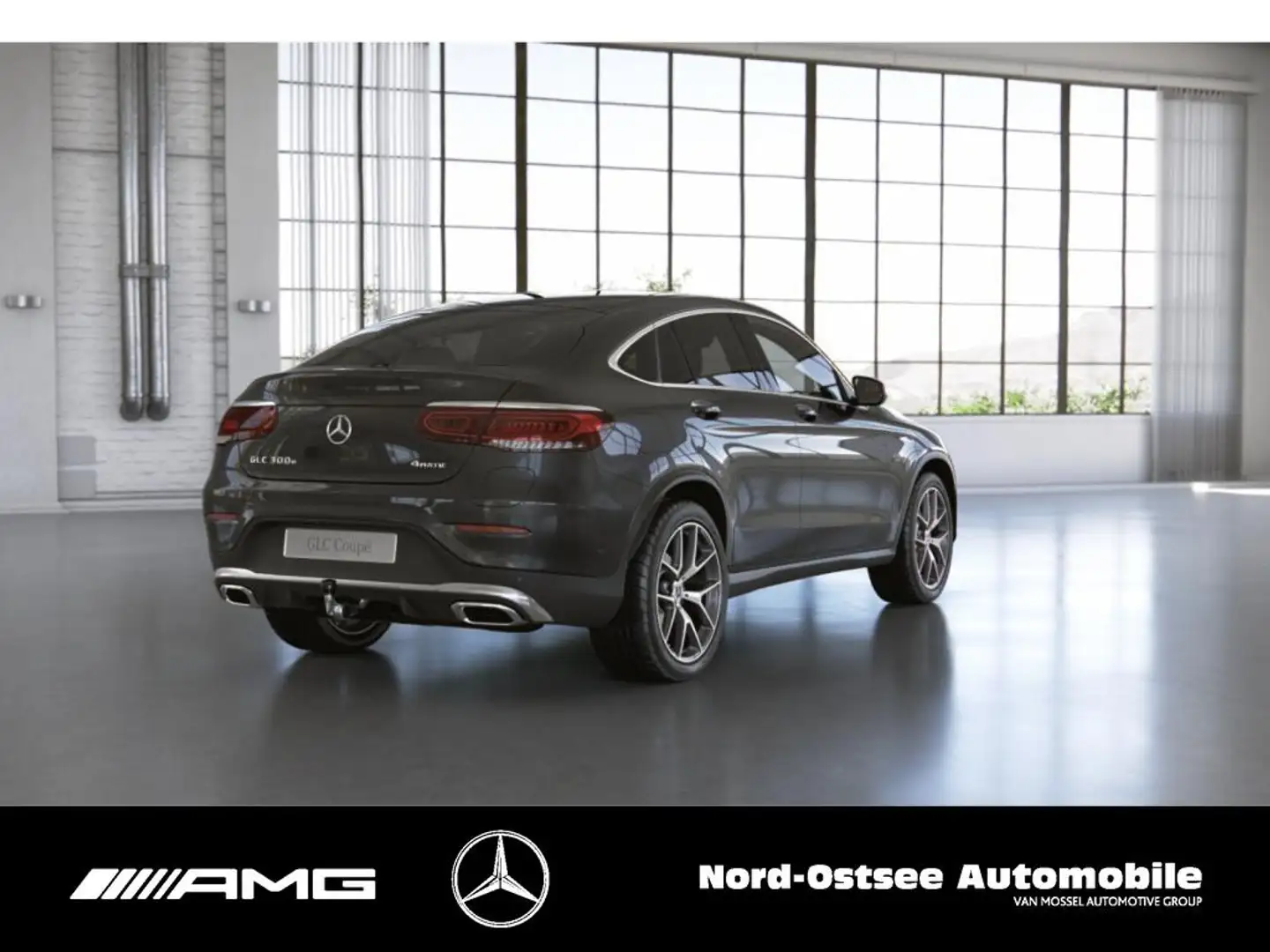 Mercedes-Benz GLC 300 e 4M COUPÈ AMG KAMERA TEMPO SHD AHK SHZ Grau - 2