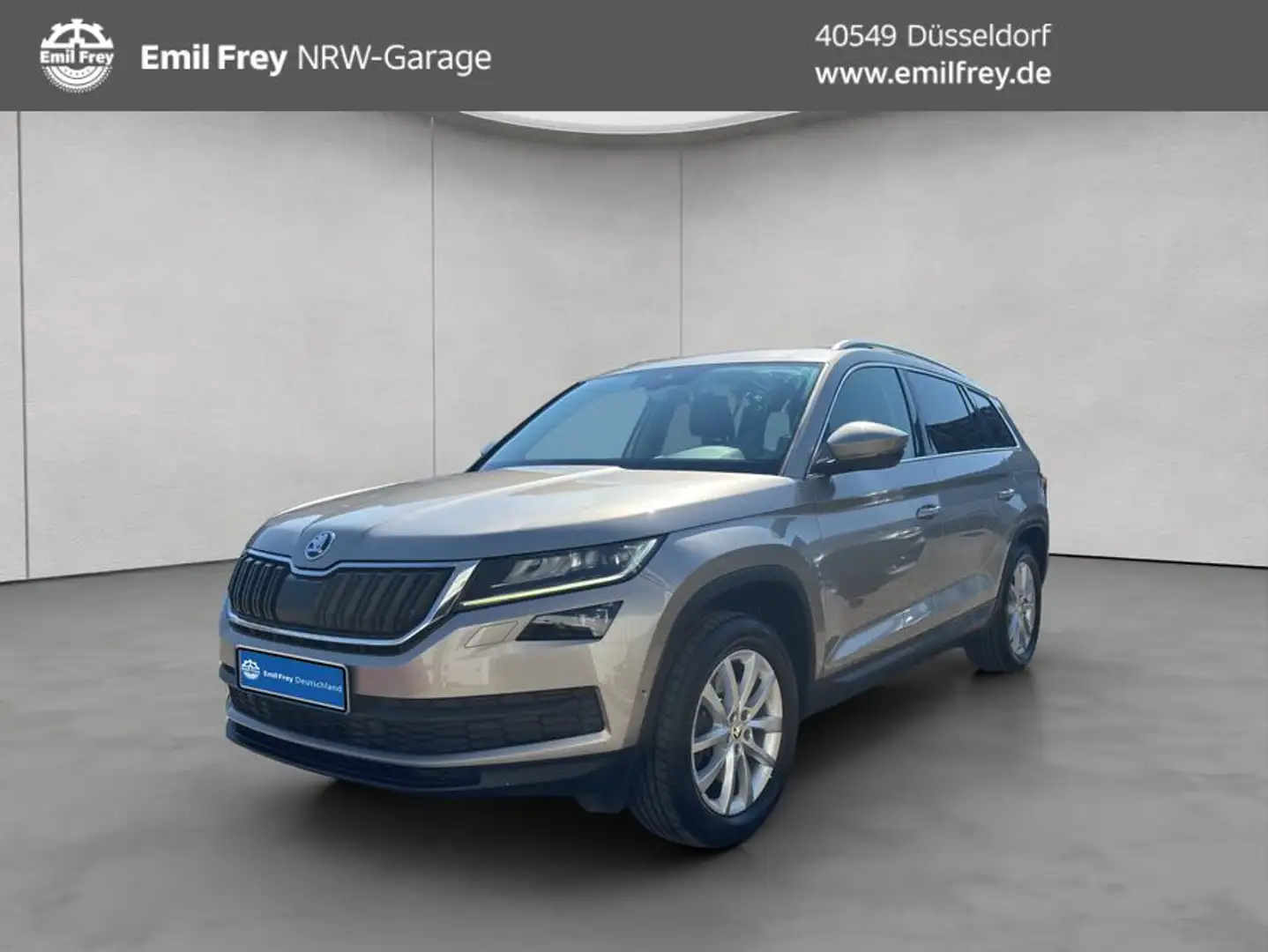 Skoda Kodiaq 2.0 TSI 4x4 DSG Style AHK/Kamera/Navi/e.Hec Beige - 1