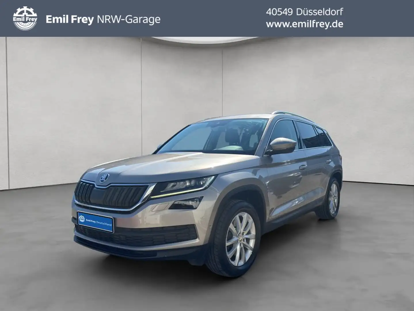 Skoda Kodiaq 2.0 TSI 4x4 DSG Style AHK+LEDER+NAVI+SHZ Beige - 1