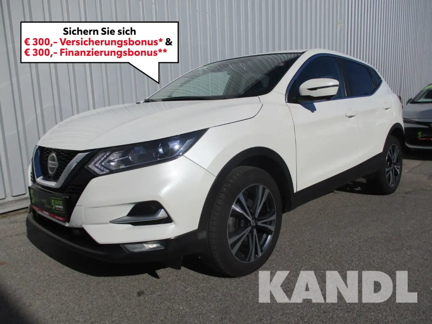 Nissan Qashqai 1.3 DIG-T N-Connecta Navi+SHZ+Winterp. Weiß - 1