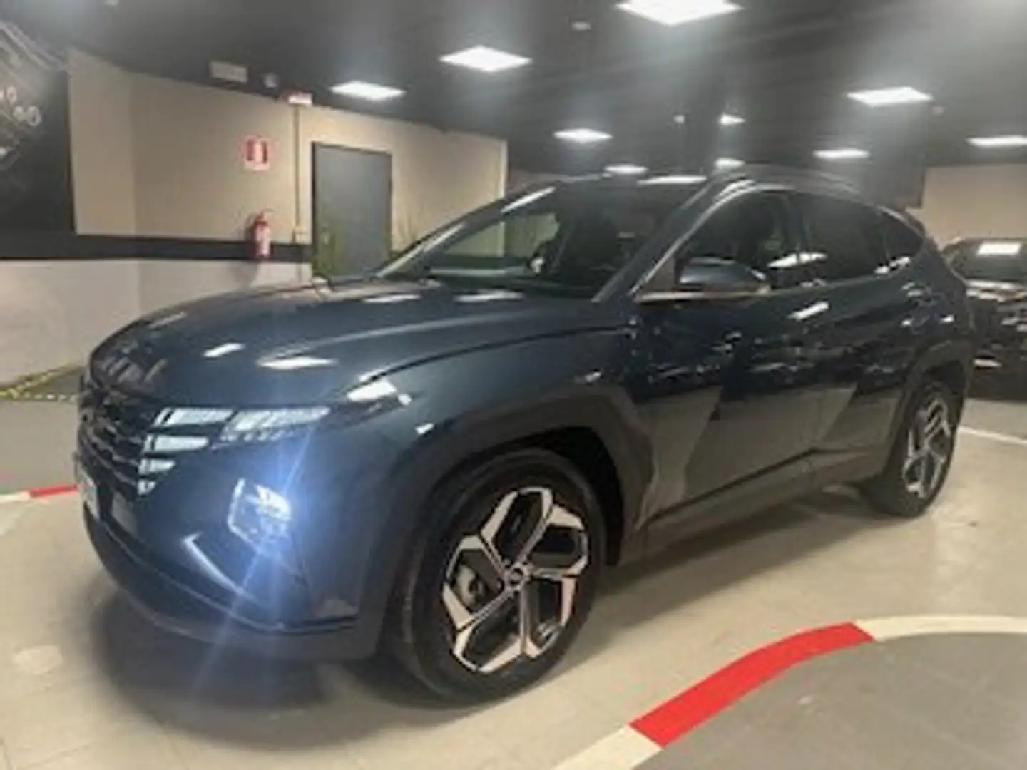 Hyundai TUCSON III 2021 1.6 hev Xtech Smart 2wd auto Grigio - 1