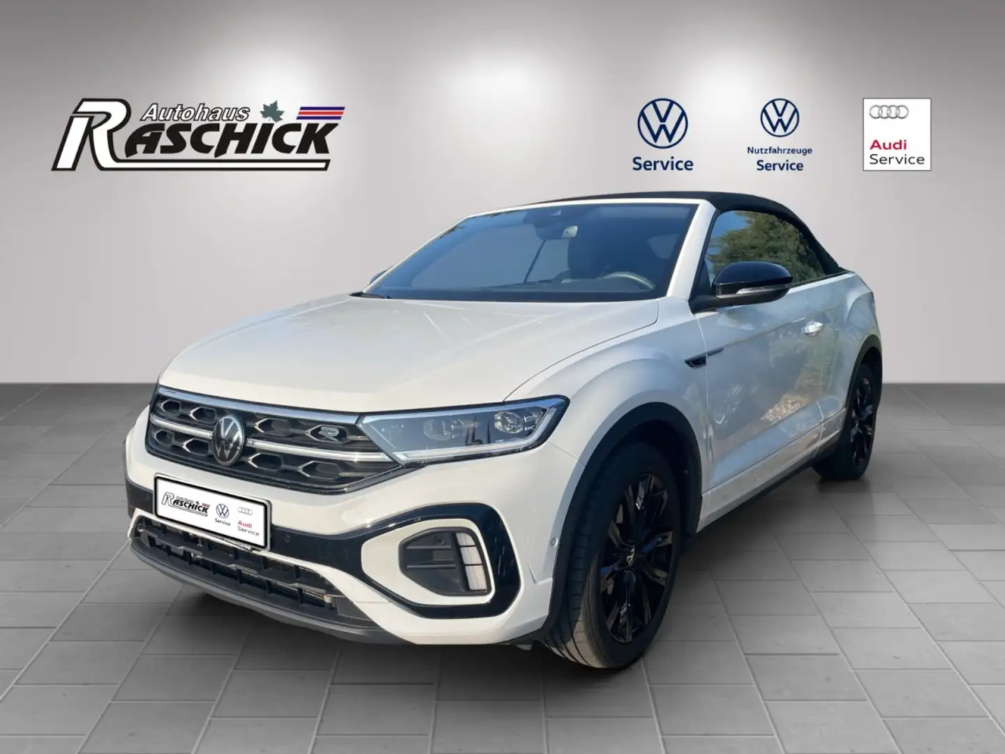 Volkswagen T-Roc Cabriolet R-Line Black Style 1.5 TSI DSG Klima Blanc - 2