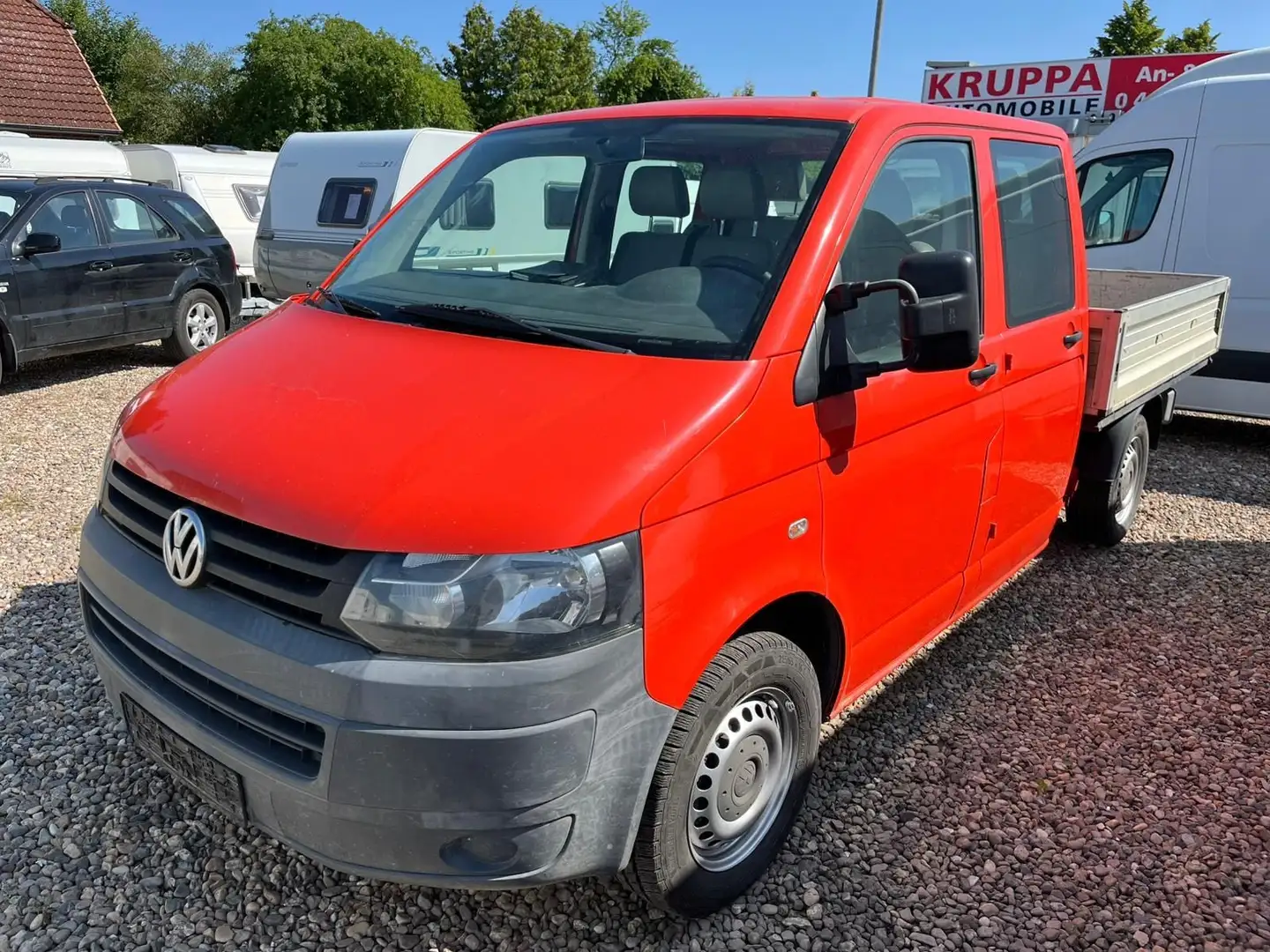 Volkswagen T5  Pritsche Doppelkabine 4Motion 4x4 Rot - 2