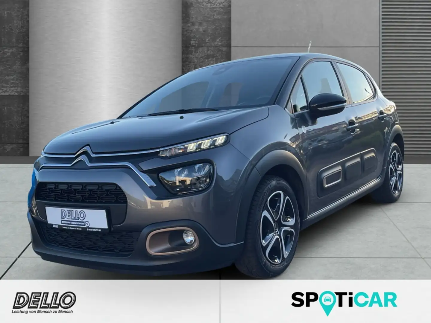 Citroen C3 C-Series PureTech ,Navi, LED ,Klimaautom, DAB ,All Grijs - 1