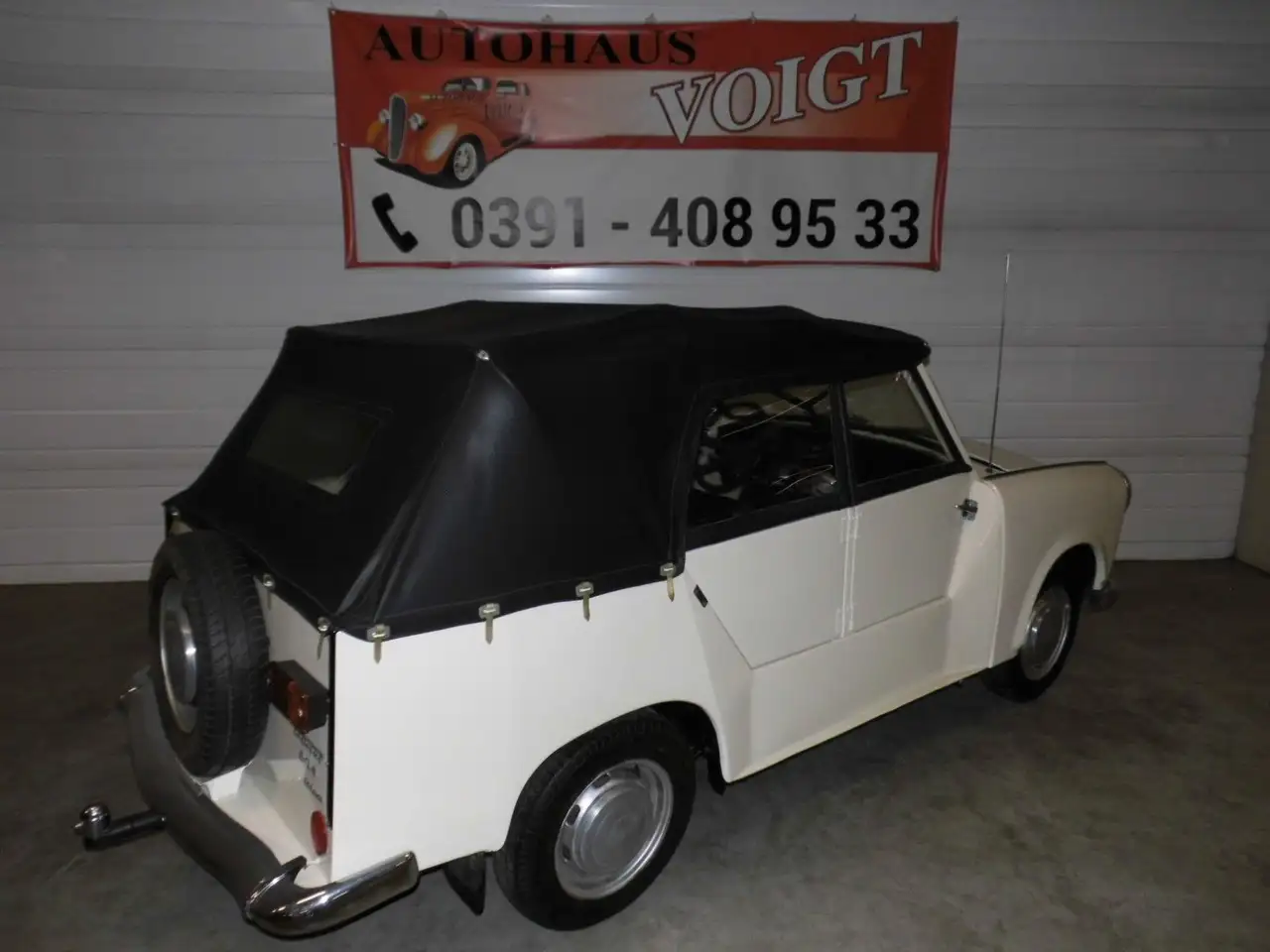 Trabant P601 Kübel Metalltüren, Leder, sehr selten, foto 9