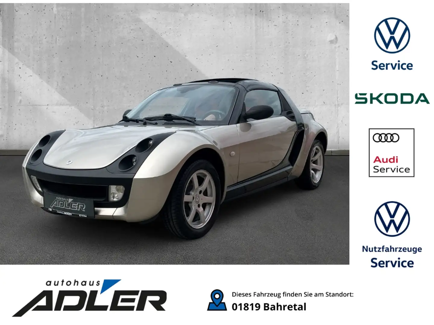 smart roadster Coupe 60kW*Automatik*Individual*wenig-KM Beige - 1