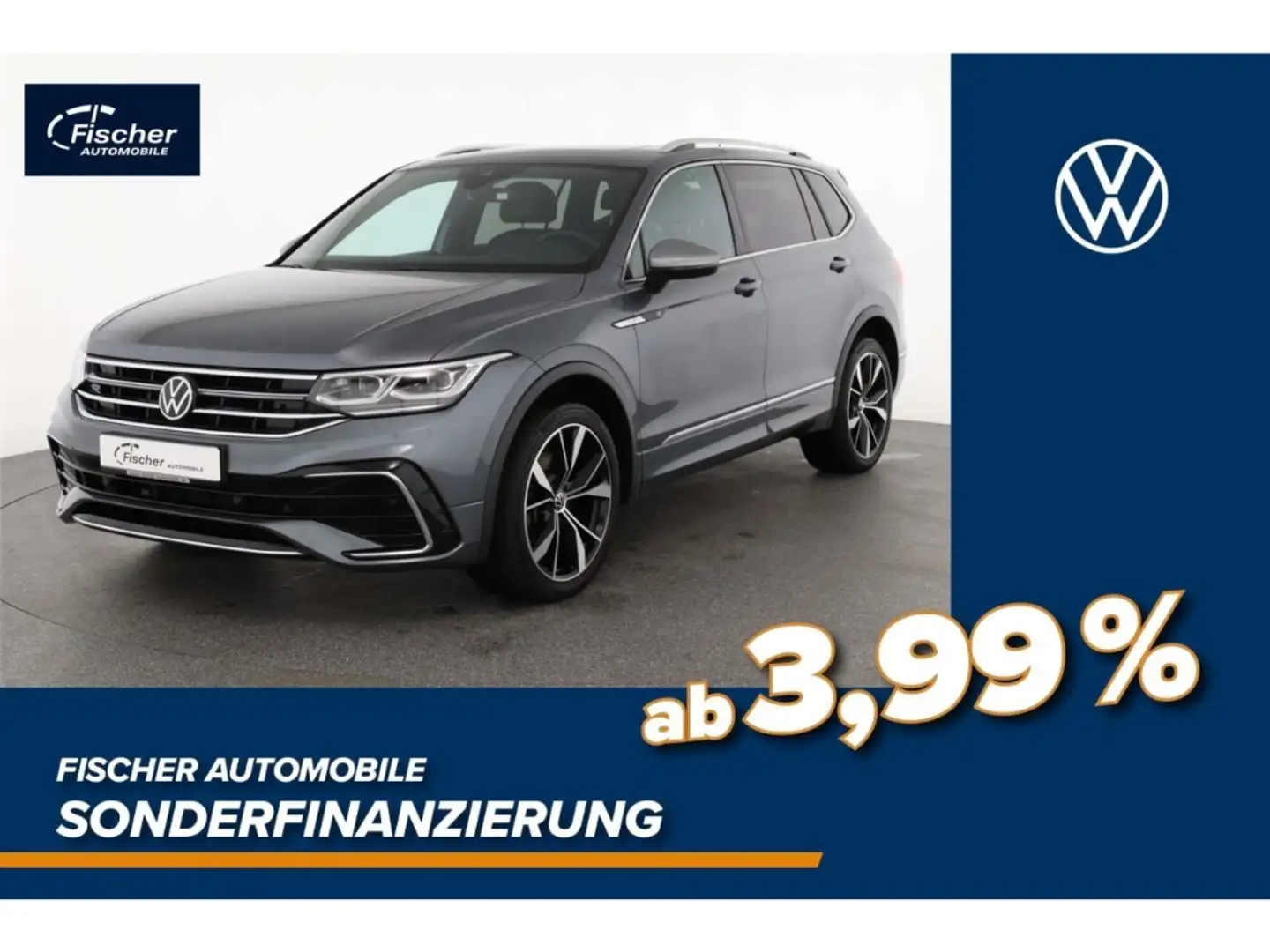Volkswagen Tiguan Allspace 2.0 TSI 4Mot. R-Line DSG 7-Sitze Grau - 1