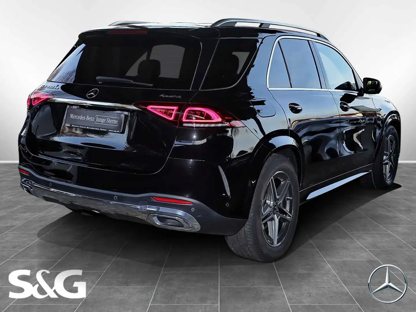 Mercedes-Benz GLE 350 de 4M AMG AHK+TOTWINKEL+SPURHALTE+LED+20 Zwart - 2