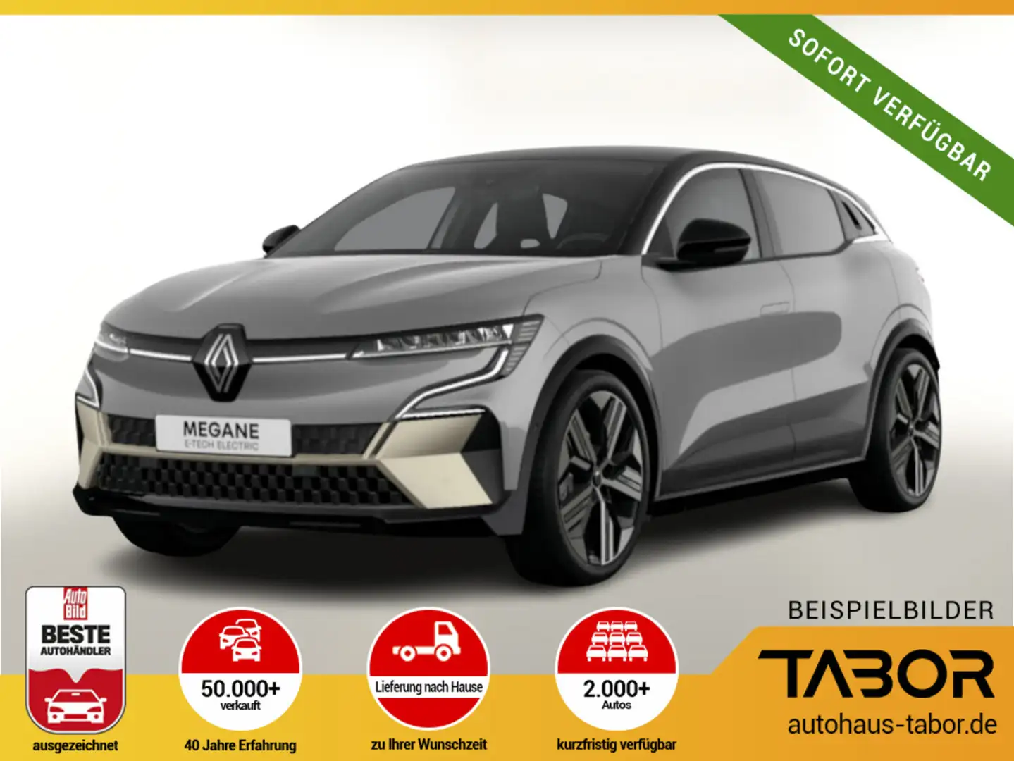 Renault Megane E-Tech E-TECH Iconic 220 Comfort Range Leder Grau - 1