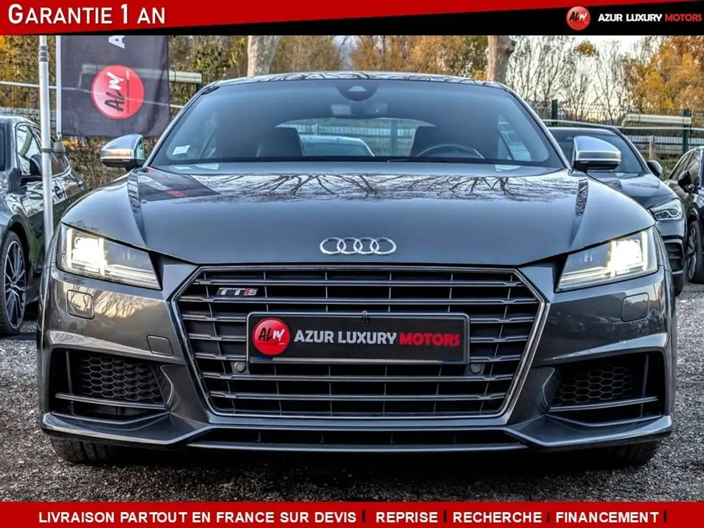 Audi TTS III 2.0 TFSI 310ch quattro S tronic 6 Gri - 2