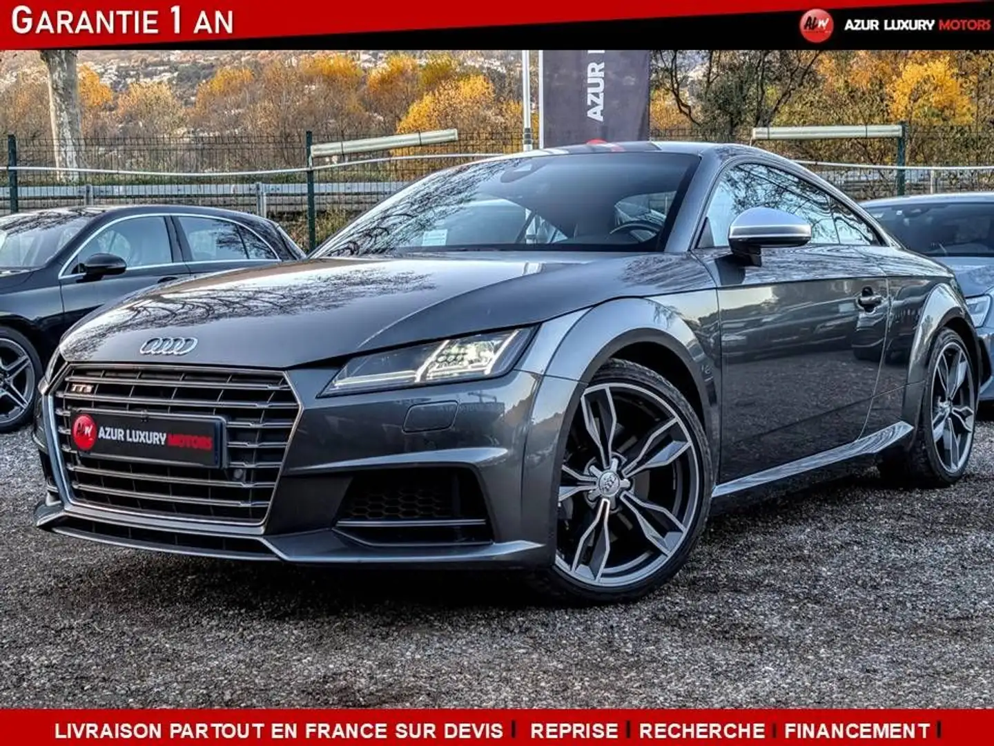 Audi TTS III 2.0 TFSI 310ch quattro S tronic 6 Gri - 1