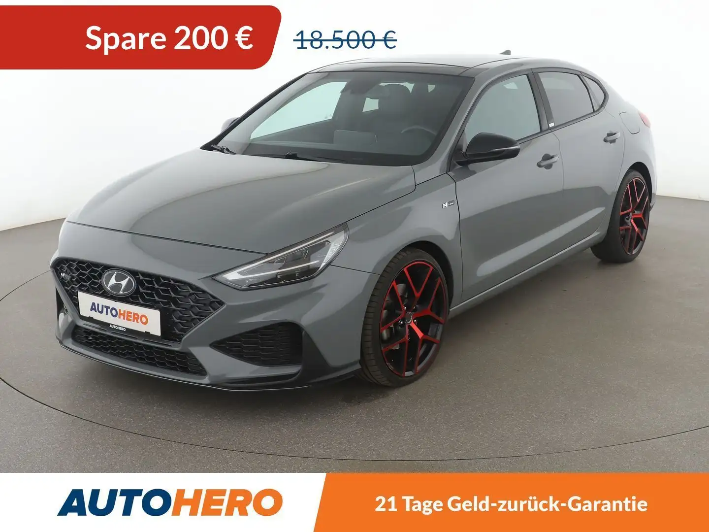 Hyundai i30 1.6 CRDi Mild-Hybrid N Line*NAVI*LED*CAM*PDC*SHZ* Grijs - 1