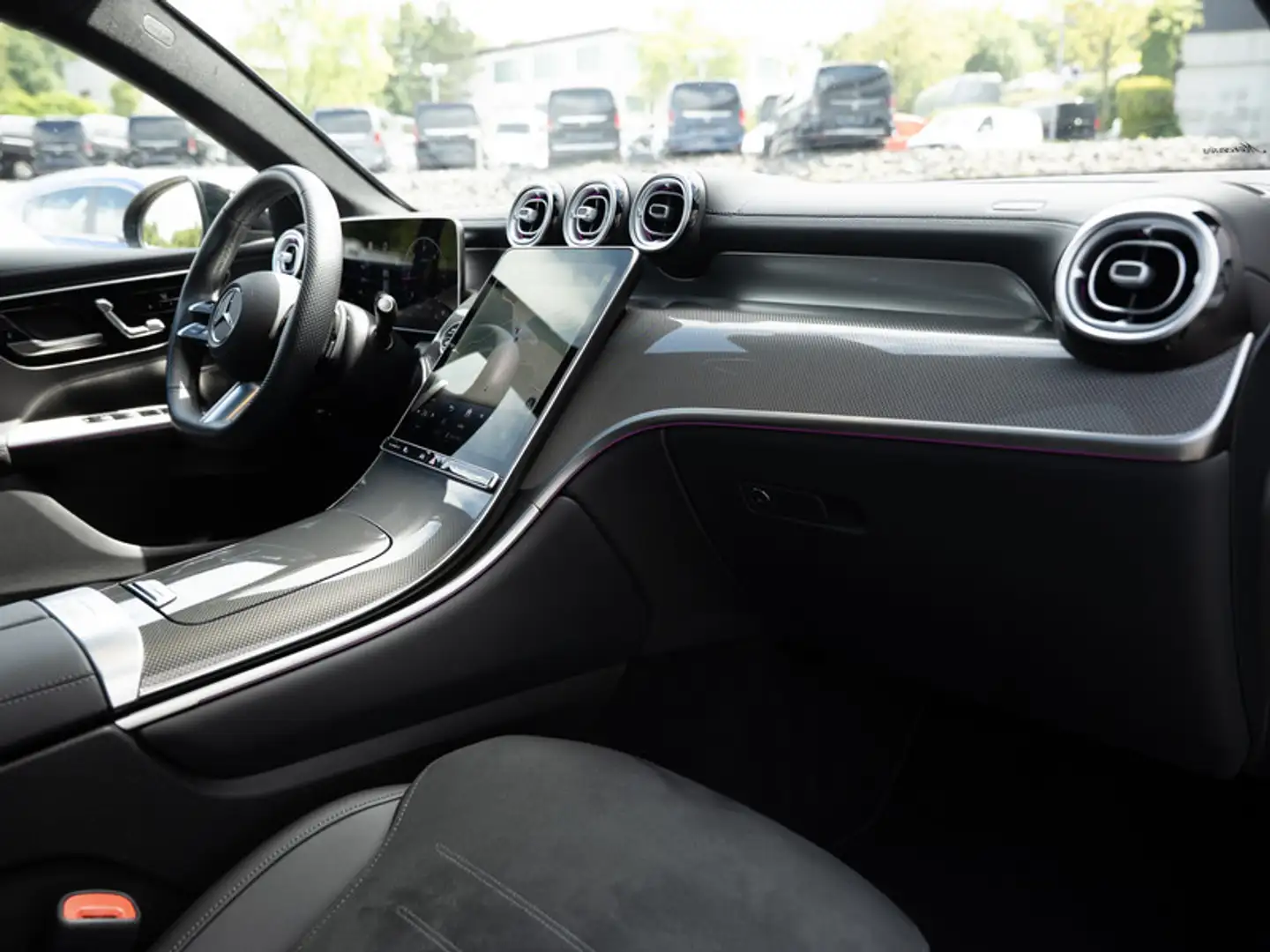 Mercedes-Benz GLC 300 d 4M Coupé AMG-Sport/Pano/Burm/Night/20" Noir - 2