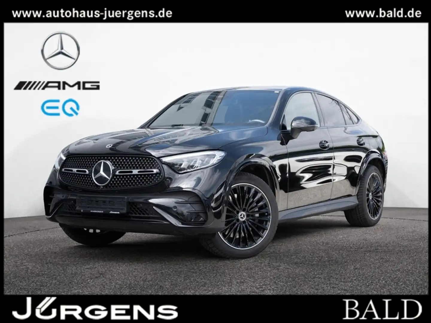 Mercedes-Benz GLC 300 d 4M Coupé AMG-Sport/Pano/Burm/Night/20" Noir - 1