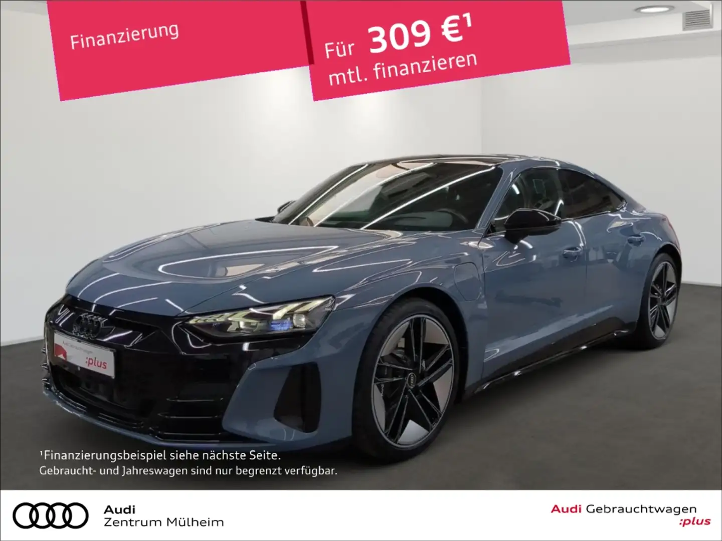 Audi e-tron GT quattro Navi Pano LED Rückfahrkamera up Grau - 1