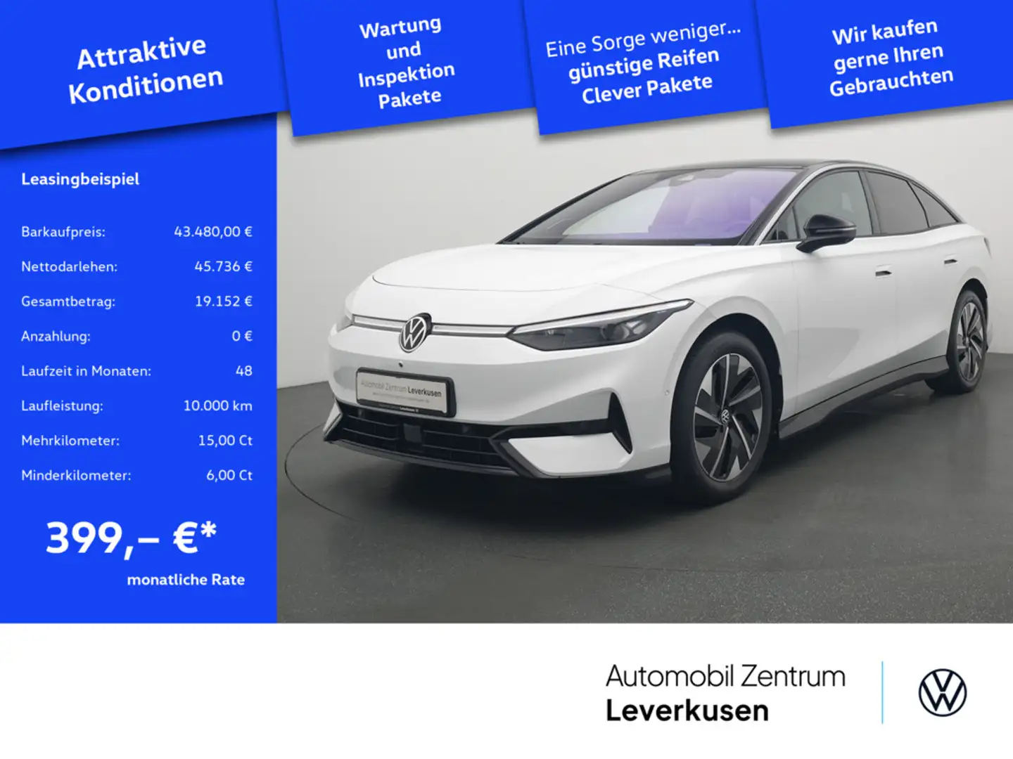 Volkswagen ID.7 Pro MATRIX HUD KAM SHZ H/K PDC PORT NAVI Schwarz - 1