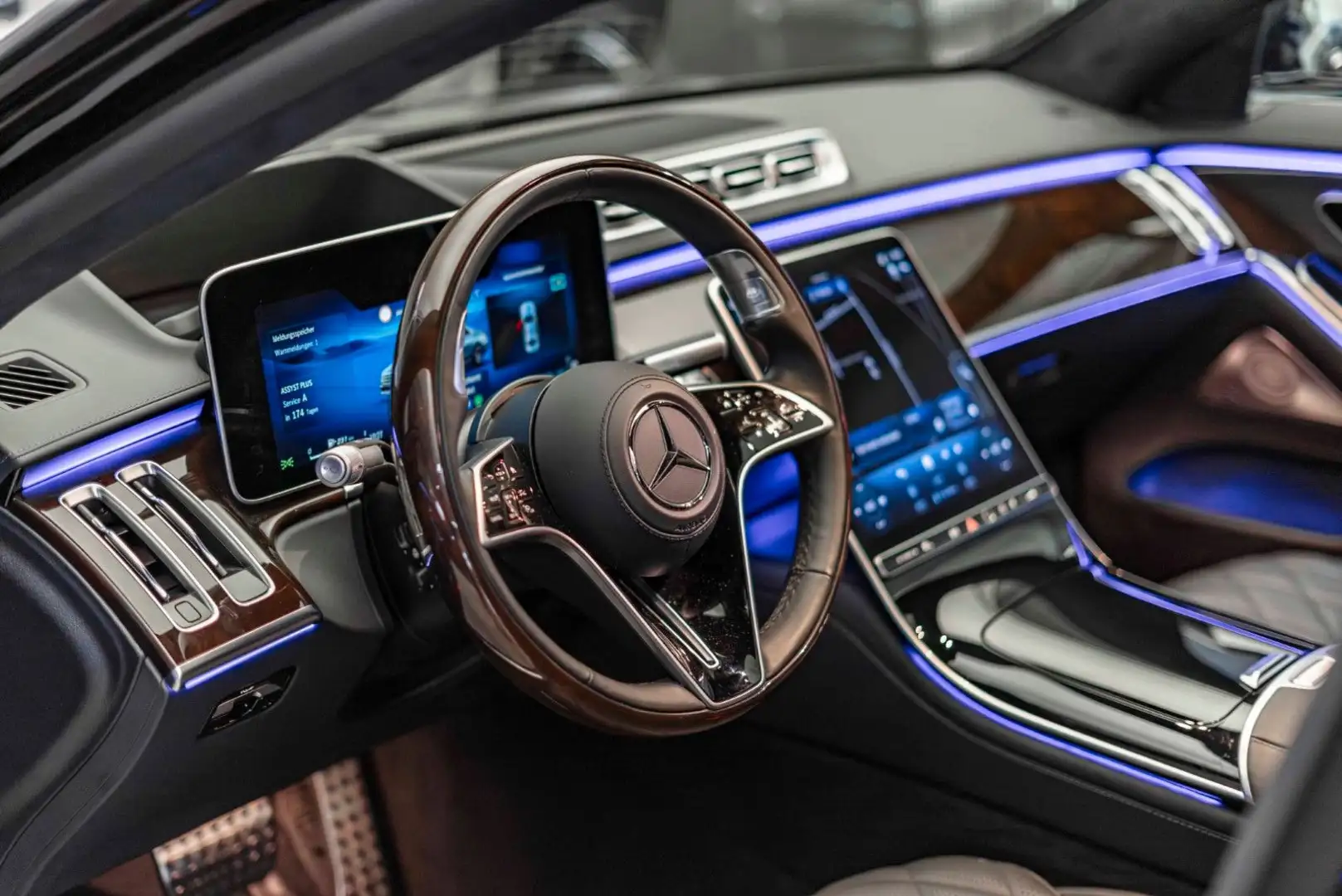 Mercedes-Benz S 450 4M LONG /AMG Line/Rear DVD /DRIVE Pilot/ Noir - 2