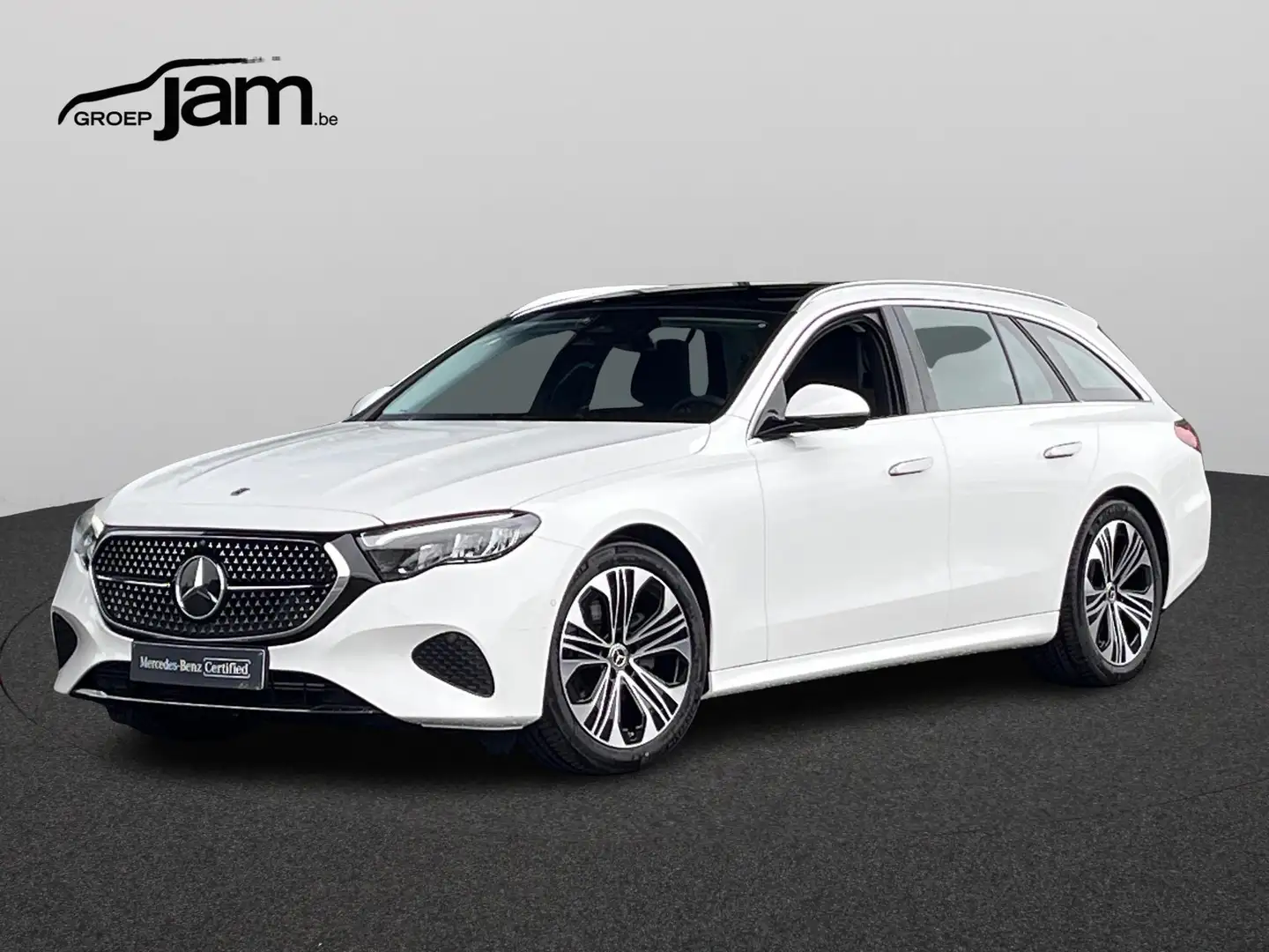 Mercedes-Benz E 200 break met panoramadak Wit - 1