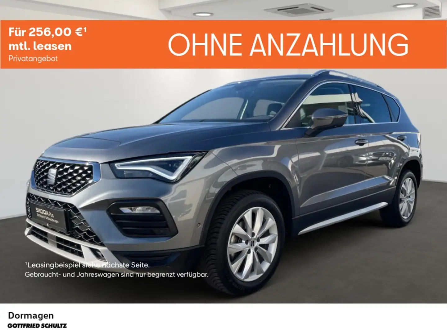 SEAT Ateca 1.5 TSI DSG AHK LED NAVI KANMERA Grau - 1