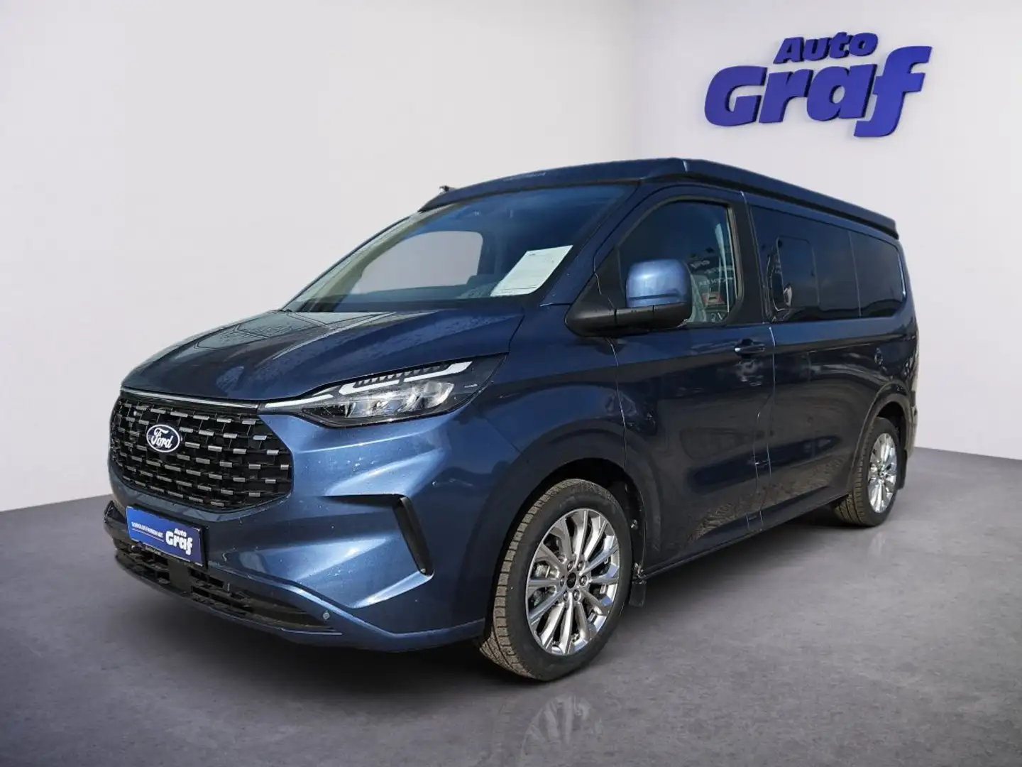 Ford Tourneo Custom Nugget Camper 2,0 EcoBlue 320 L1H1 Blau - 1