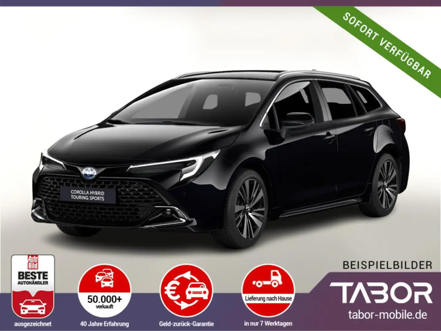 Toyota Corolla TS 1.8 Hybrid 140 ECVT Teamplayer eHK Schwarz - 1