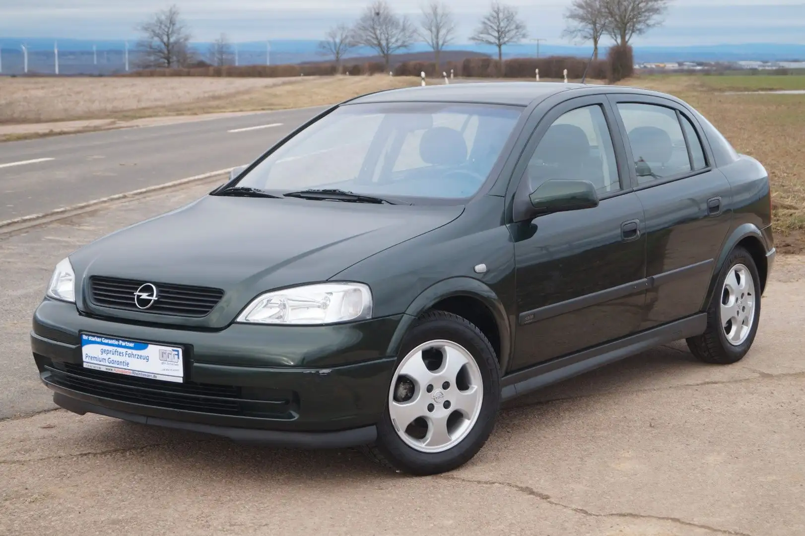 Opel Astra G 1,6l Selection +Klima+Alu+1.Hand+ Yeşil - 1