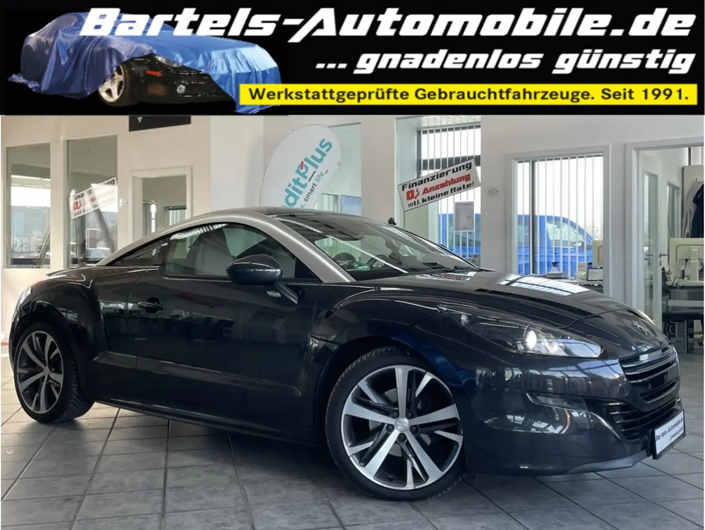 Peugeot RCZ 1.6 THP 155, 2.Hand, Leder, Navi, Bi-Xenon Grau - 1