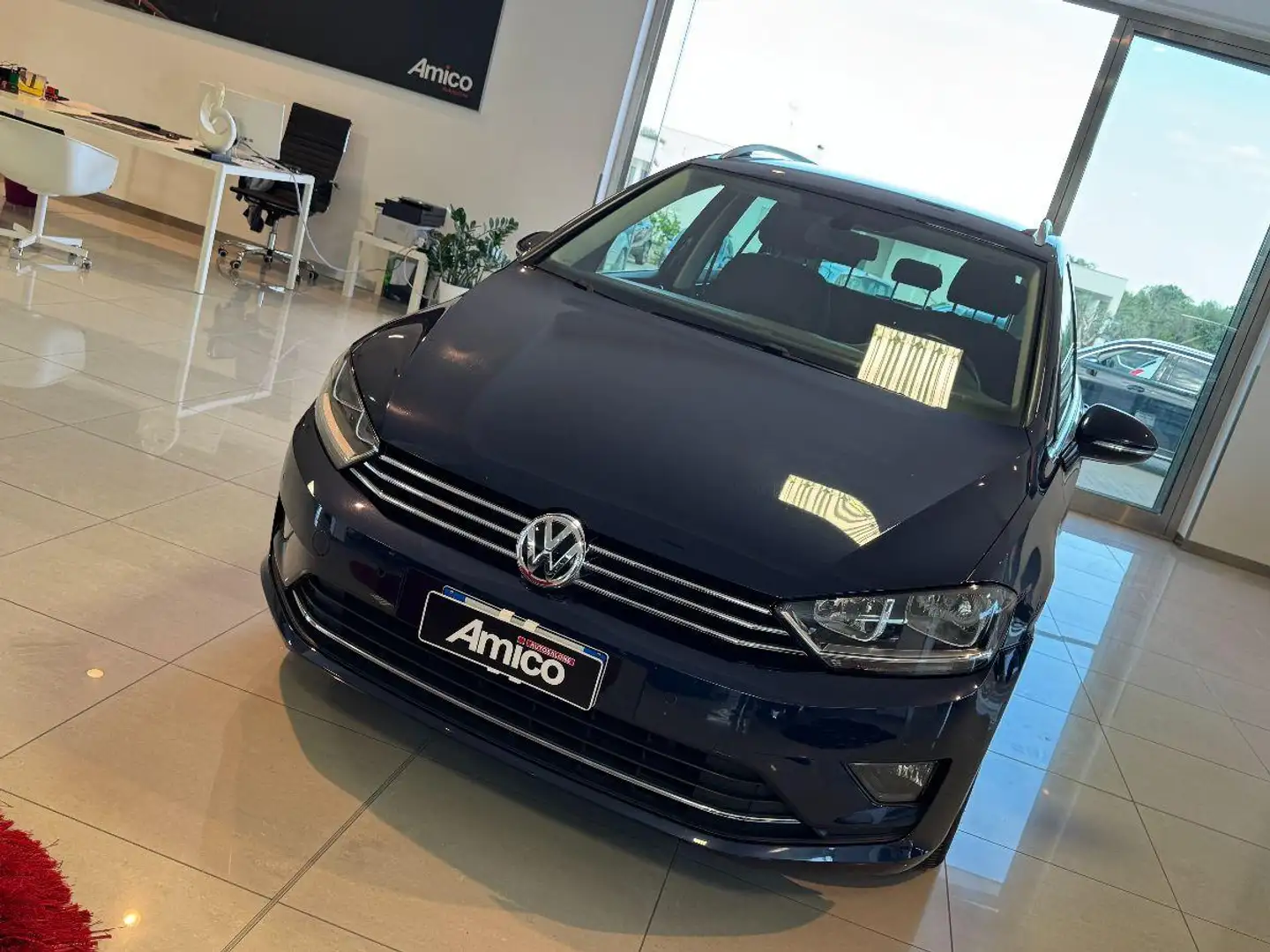 Volkswagen Golf Sportsvan 1.6 TDI 110cv DSG Executive Blu/Azzurro - 2