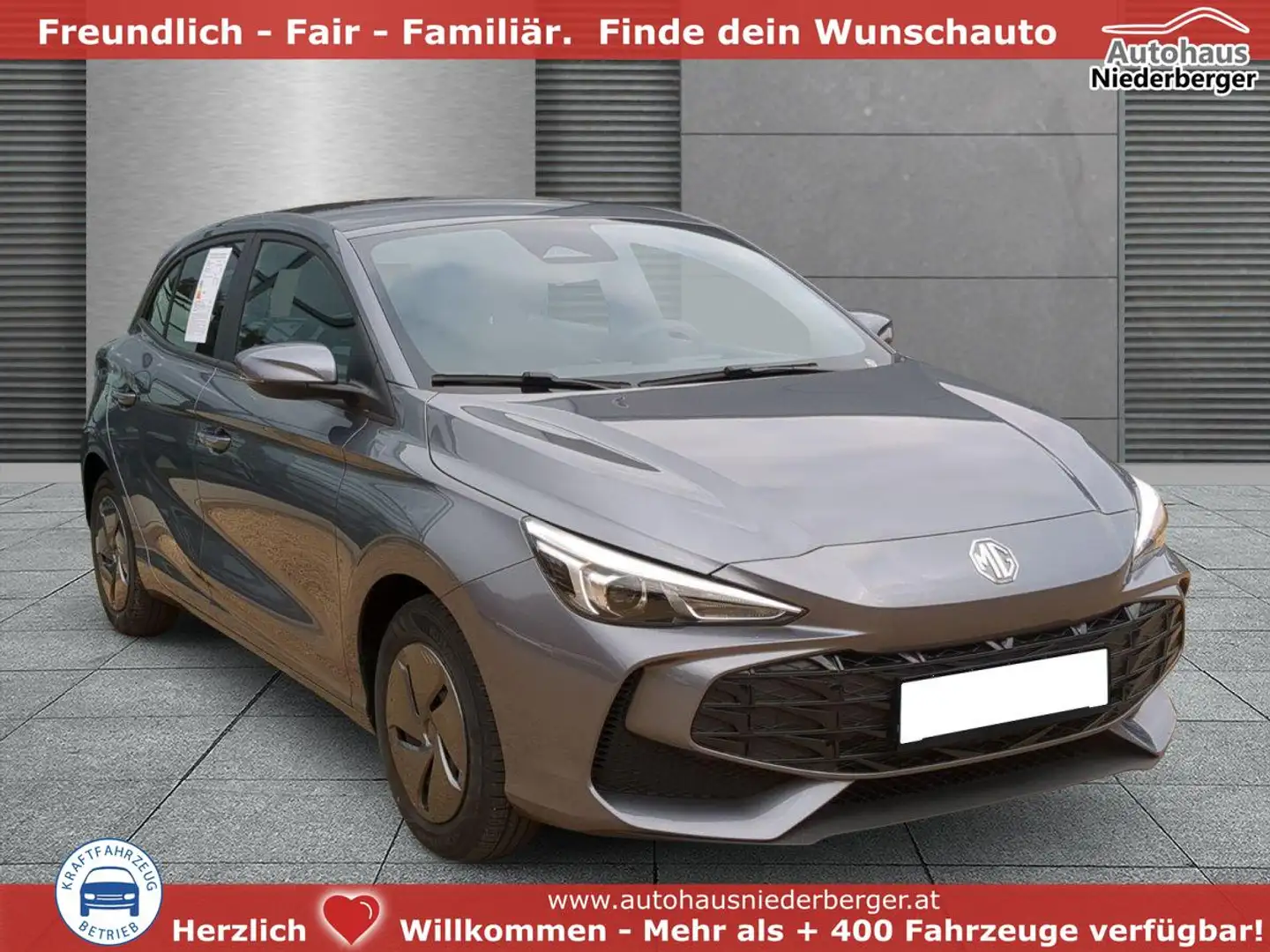 MG MG3 Excite Navi+PDC+RFK 3 1,5 T 85 kW (116 PS), Sch... Grau - 1