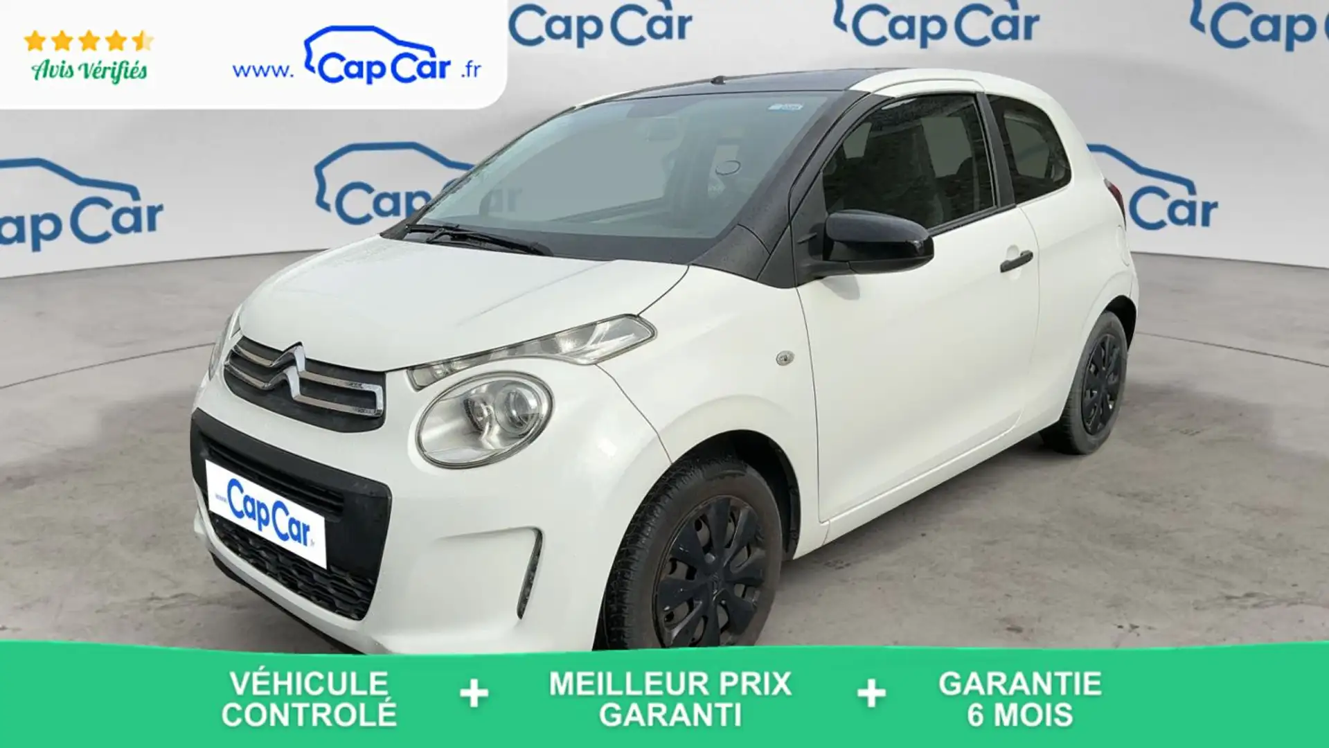 Citroen C1 II 1.0 VTI 68 Mentos Airscape Blanc - 1