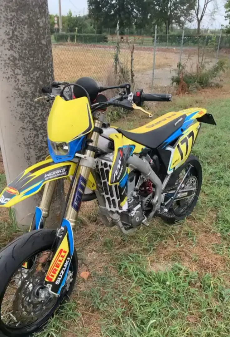 Suzuki RMZ 450 Motard Amarillo - 1