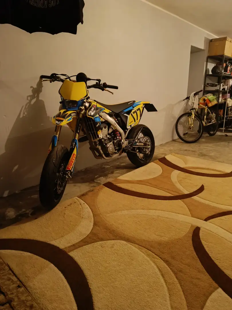 Suzuki RMZ 450 Motard Amarillo - 2