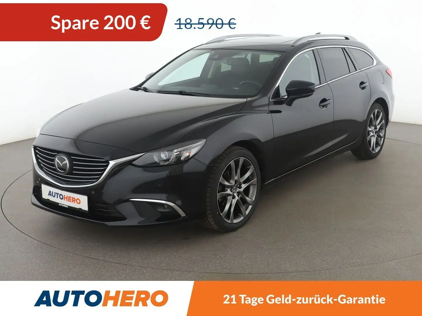 Mazda 6 2.2 Turbodiesel Nakama Intense Aut*NAVI*LED*ACC* Schwarz - 1
