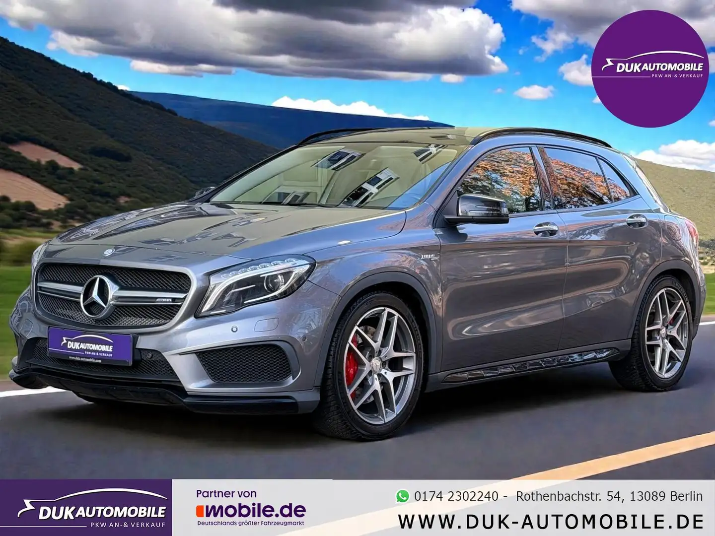 Mercedes-Benz GLA 45 AMG 4Matic *Navi*Leder*Schiebedach* Grau - 1