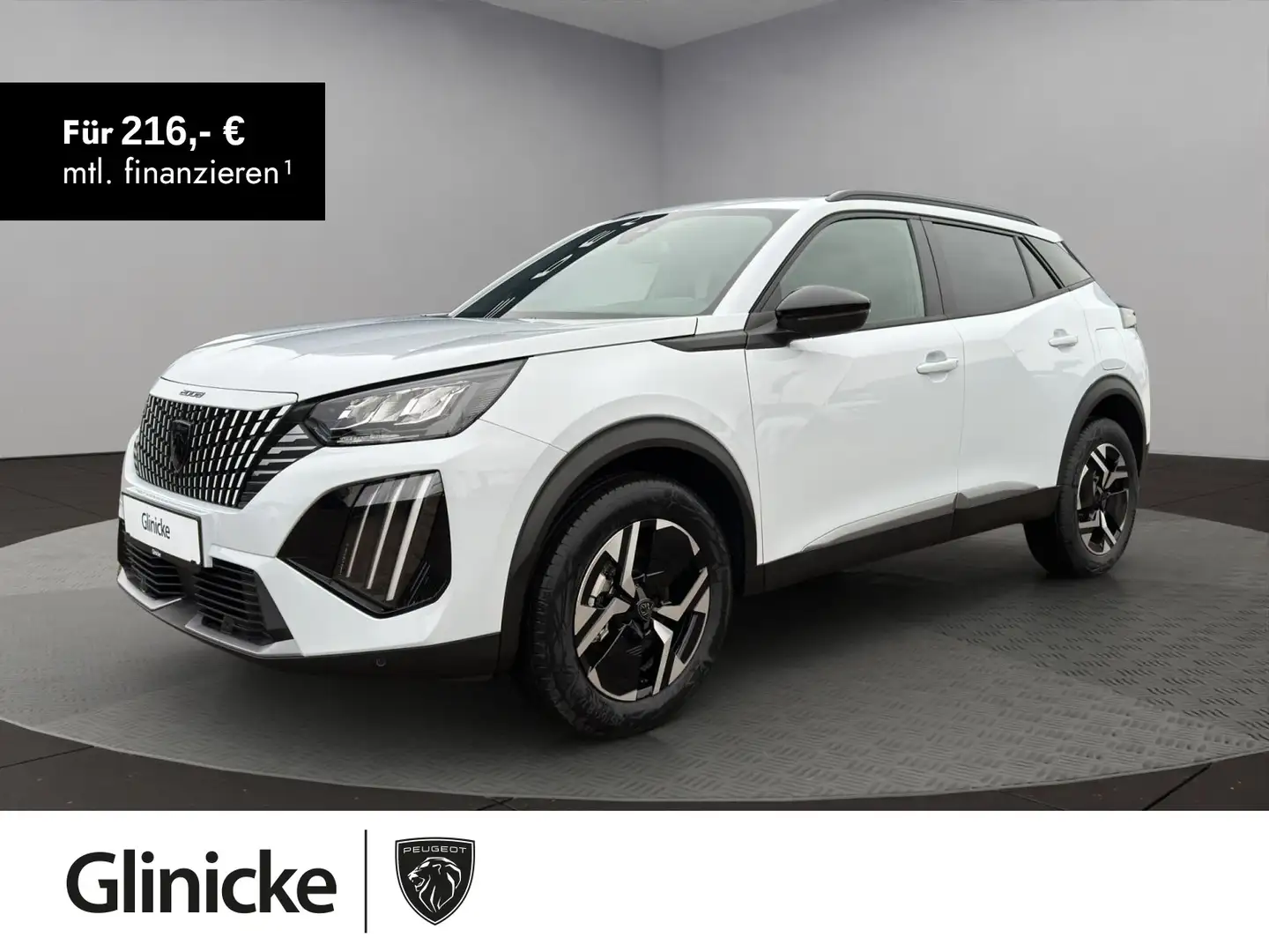 Peugeot 2008 ALLURE HYBRID 145 e-DSC6/I-Connect-Advanced Weiß - 1