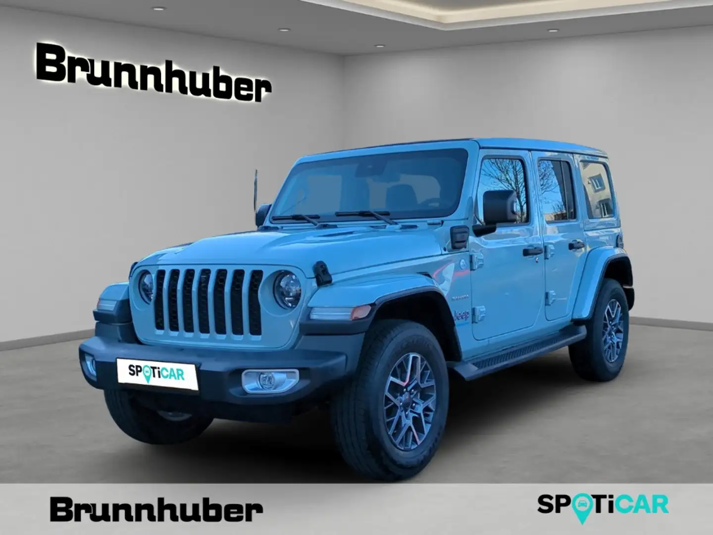 Jeep Wrangler Unlimited Sahara Hybrid 4xe 2.0 Allrad Hardtop Nav Bleu - 1