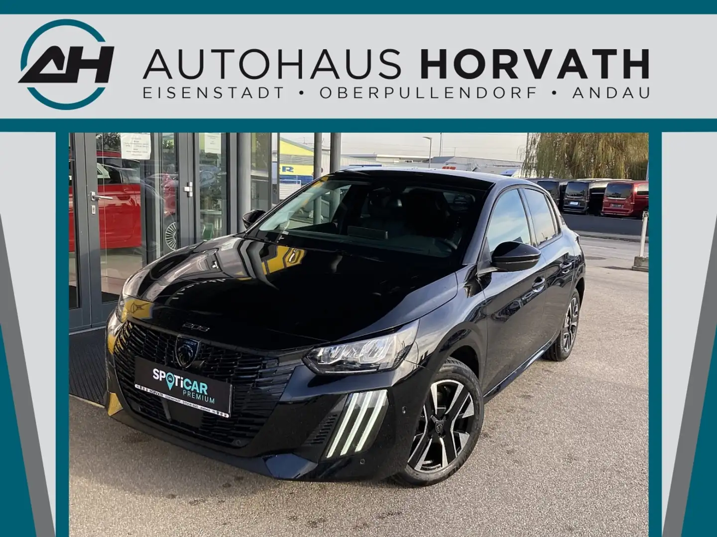 Peugeot 208 Hybrid 110 e-DCS6 Allure!TOP ANGEBOT! Schwarz - 1