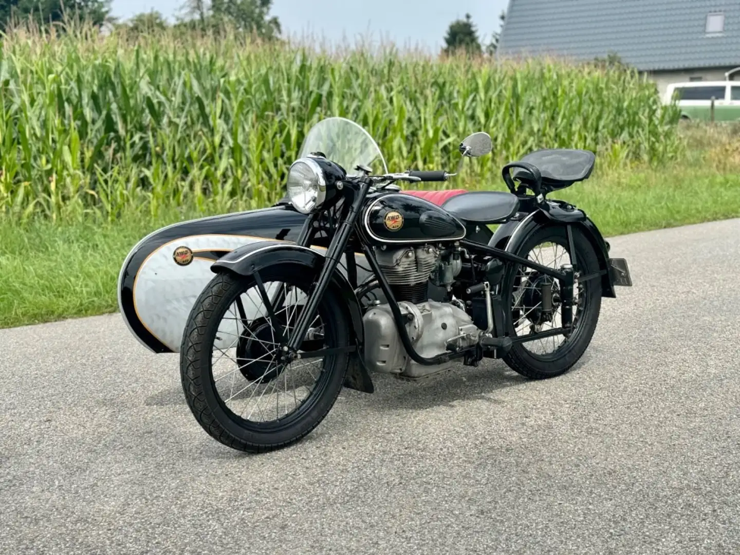 Simson AWO 425 Černá - 1