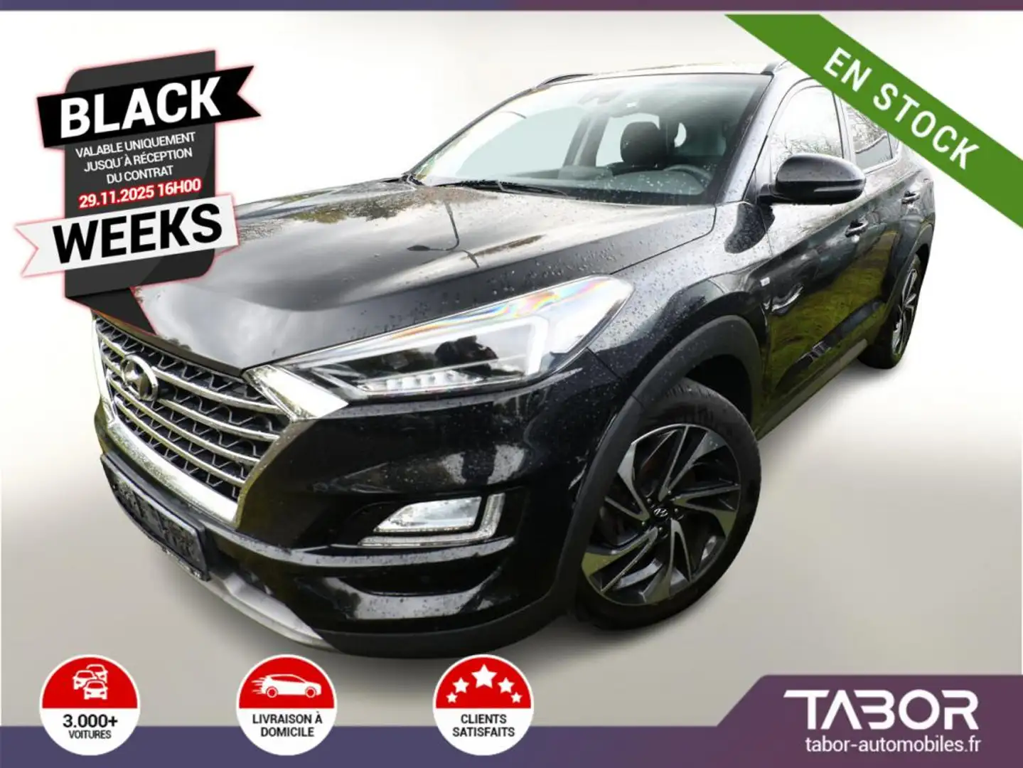 Hyundai TUCSON 1.6 CRDi 136 Advantage+ LED GPS Zwart - 1