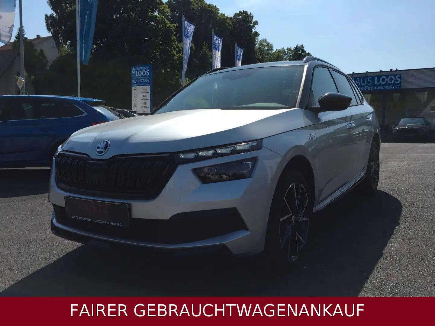 Skoda Kamiq KAMIQ MONTE CARLO DSG PANORAMA 18ZOLL RÄDER .... Silber - 1