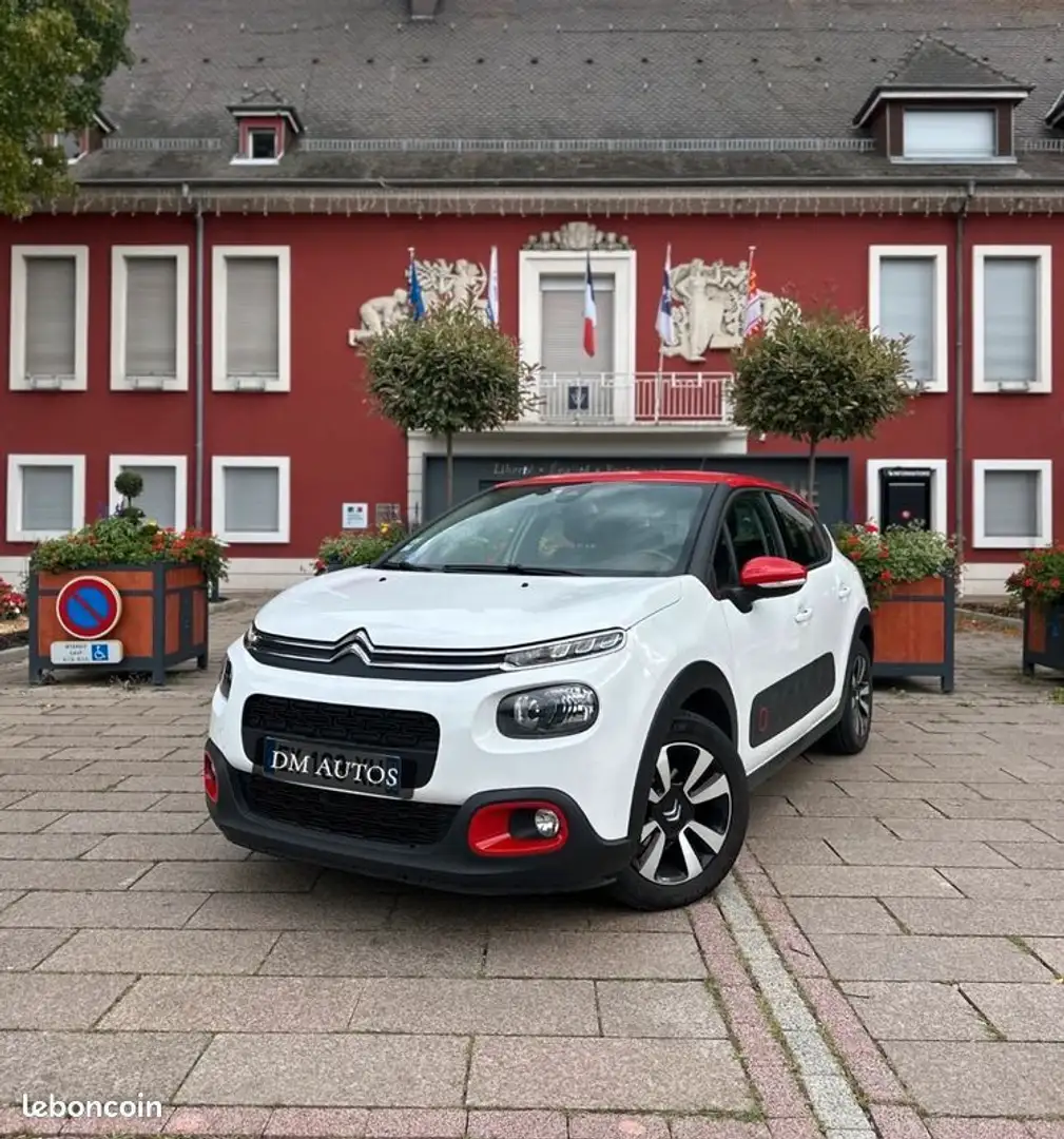 Citroen C3 1.2 24 935 kms 1ere main 2018 Blanco - 1