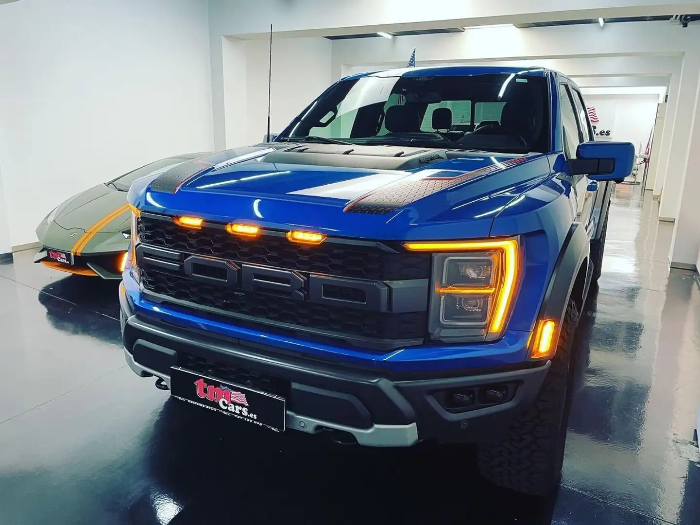 Ford F 150 RAPTOR 2021 FULL OPTIONS Albastru - 2